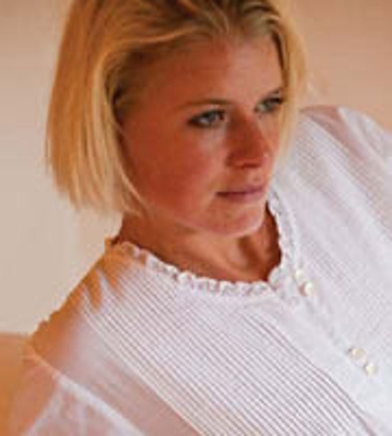 front opening cotton nightdress