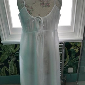 Meredith is a Pretty White Cotton Lawn Knee Length Nightdress With Shoe ...