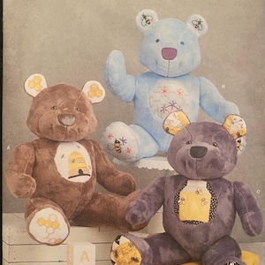 Ungeschnittenes Einfachheits-Plüsch-Teddybär-Muster