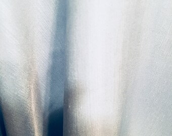 Light blue silk look Rayon