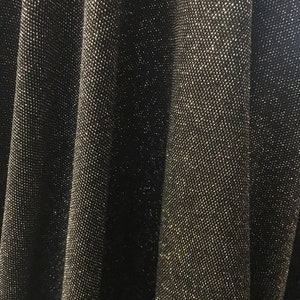 Black and Silver shimmer knit