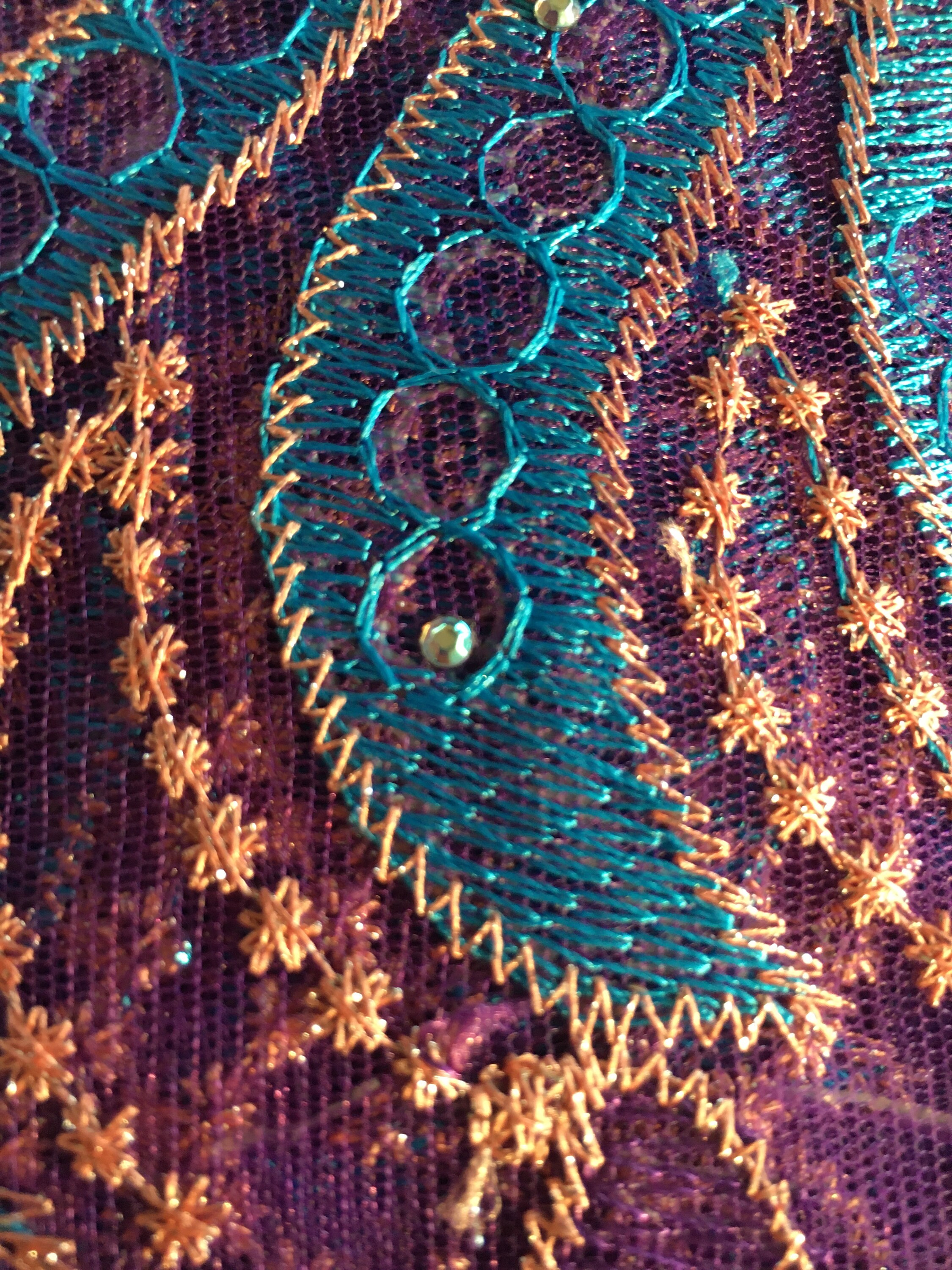 French Blue Lace Ruby