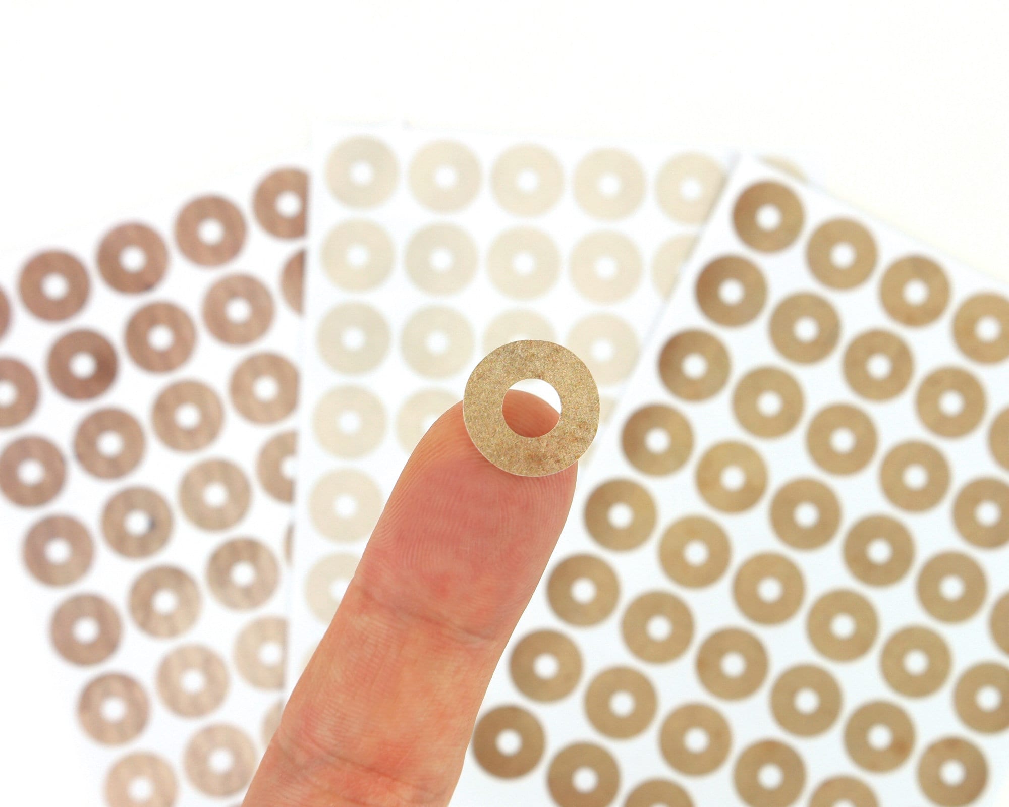 Hole Reinforcement Rings Stickers in a Vintage Look 