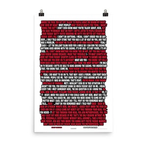 CASINO film offerte Poster WOESTIJNSCÈNE Joe Pesci Robert DeNiro Mob maffia Gangster Wiseguy Skell Man Cave Wall Art grappige Poster Poker kamer