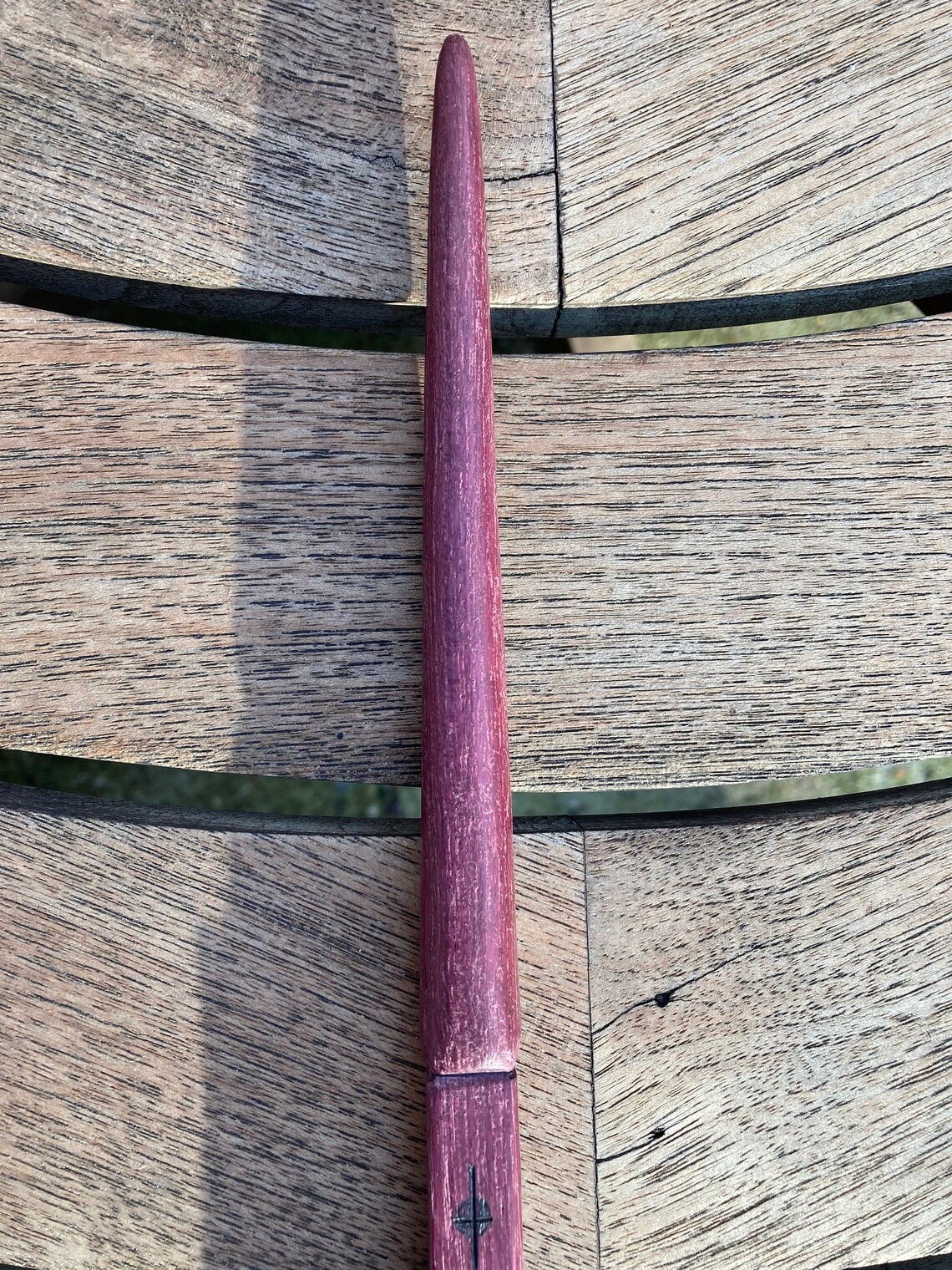 Custom Magic Wand // Purple Heart Wood // 12 1/2 Inches Etsy