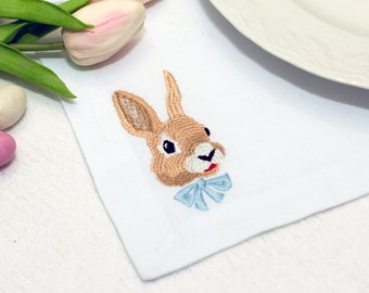 Easter placemat, spring placemat, Easter bunny placemat, cotton placemat, Easter gift, Easter table decor