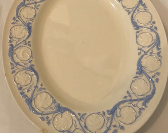 Wedgwood Patrician Blue Platter: Fine Bone China Charcuterie Tray