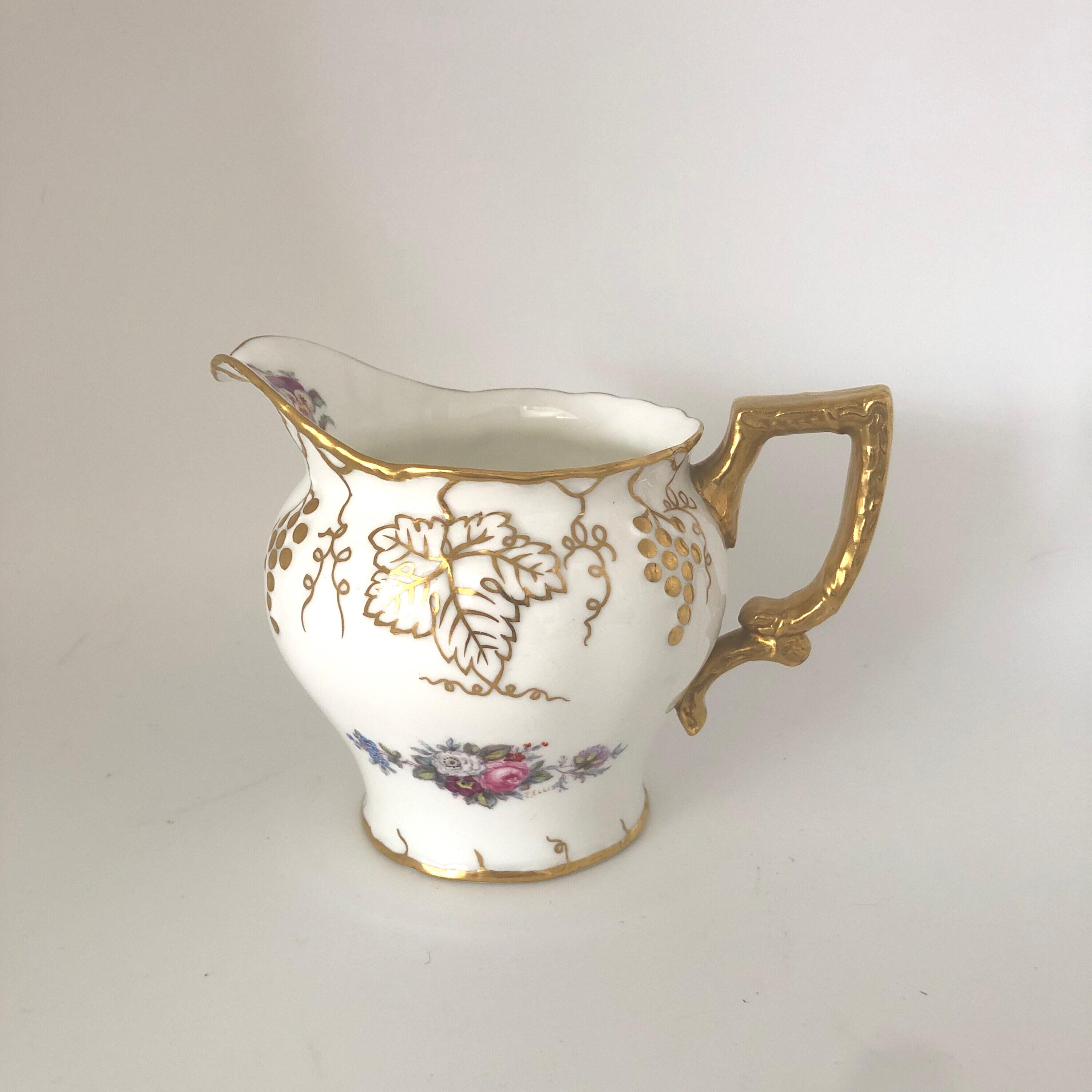 Royal Crown Derby Creamer: Posies Vine, Fine Bone China, Made in England