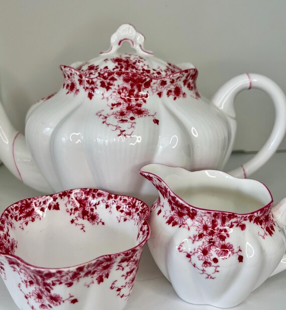 シェリー シュガー&クリーマー&トレー デインティー セランダイン シェリー クリーマー & シュガー & トレー デインティー セランダイン