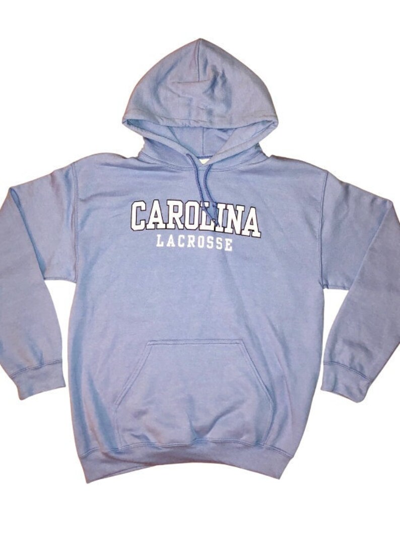 Carolina Lacrosse Hoodie Etsy