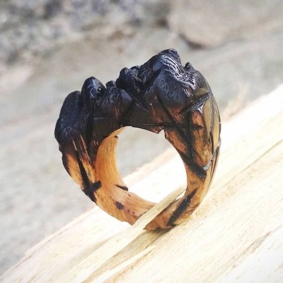 New Hybrid Wood “Surf” Ring – Wise Woodwork