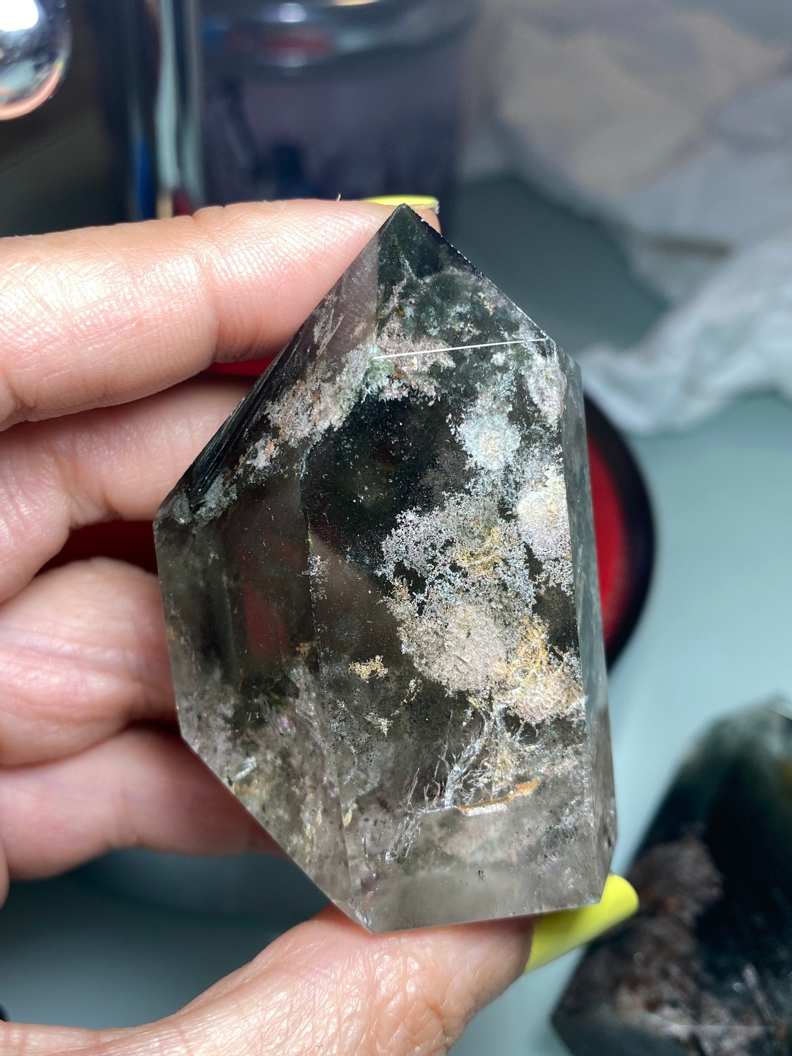 Lodolite quartz shamanic quartz shaman quartz garden Etsy