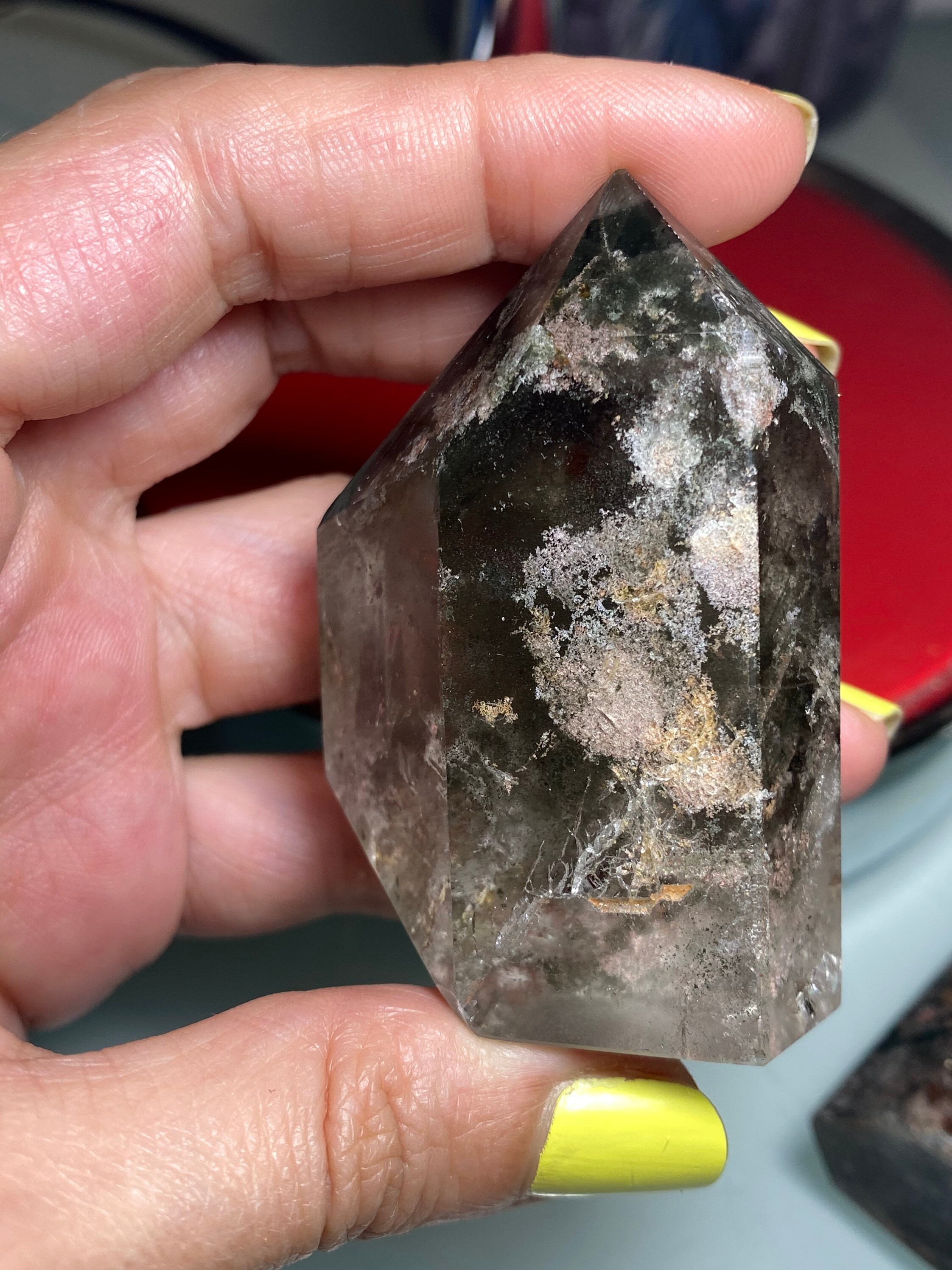Lodolite quartz shamanic quartz shaman quartz garden Etsy