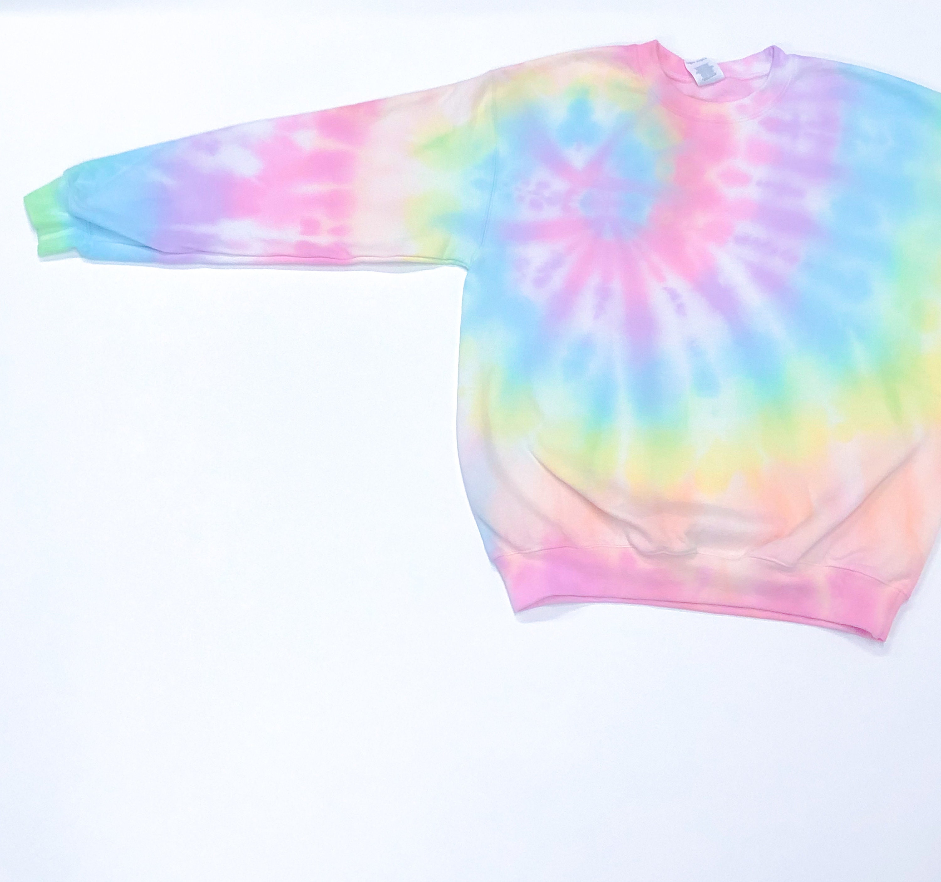 watercolor tie dye sweatshirt