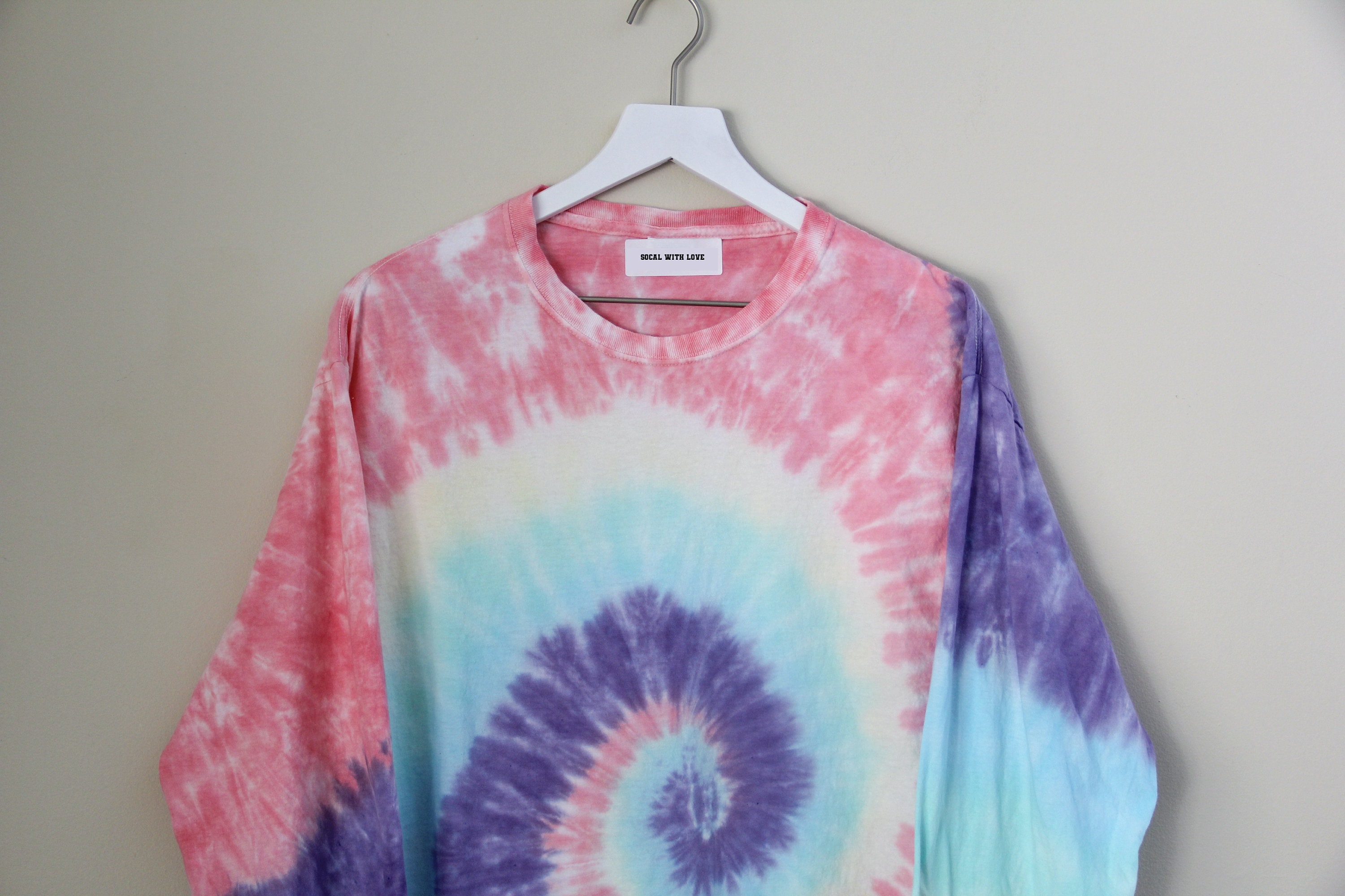 Desert Babe Tie Dye Long Sleeve Tee / Dusty Purple Long Sleeve - Etsy UK