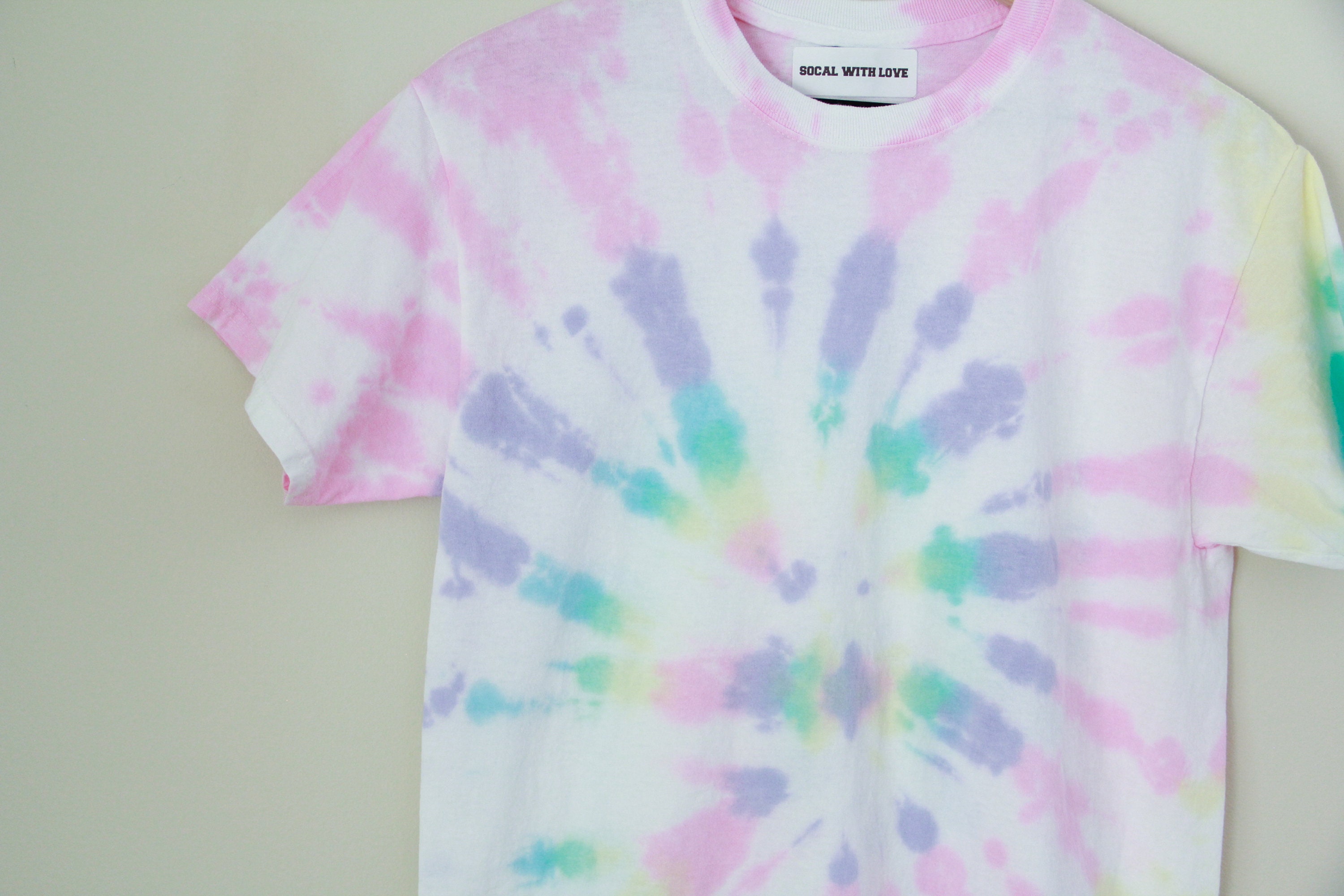 faded tie dye shirt