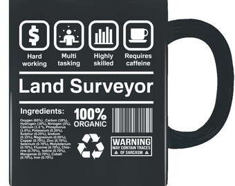 Land Surveyor Etsy - land surveyor gifts funny job description mug