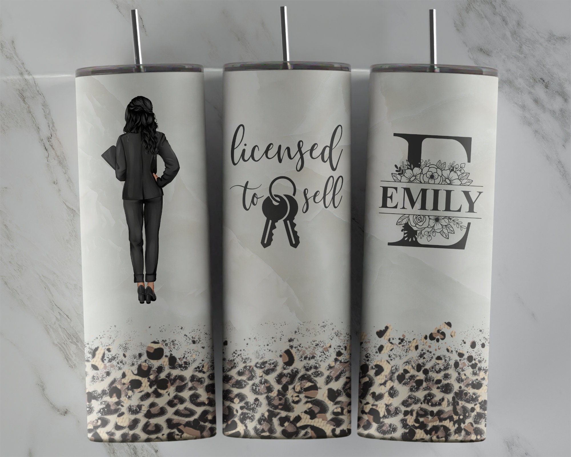 Realtor Tumbler Personalized Realtor Gifts Real Estate Etsy