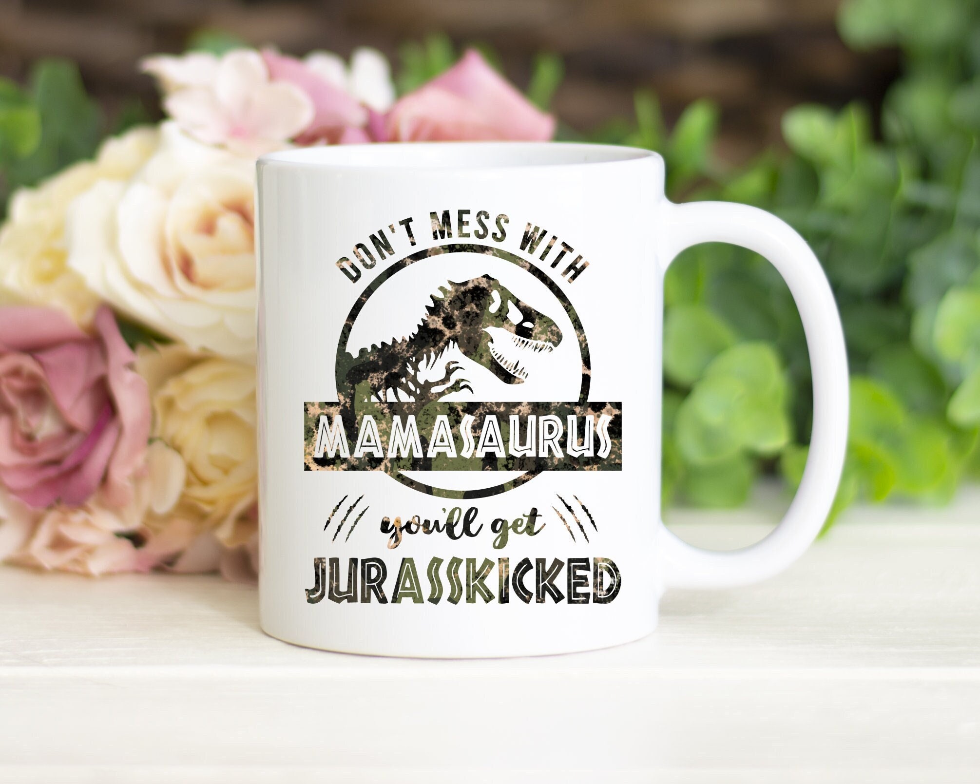 Mamasaurus Mug Mamasaurus Cup Mom Mug Funny Mugs for Mom Mom Coffee Mug Mug  for Mom Mom Cup Funny Mom Mug Funny Mom Gifts 