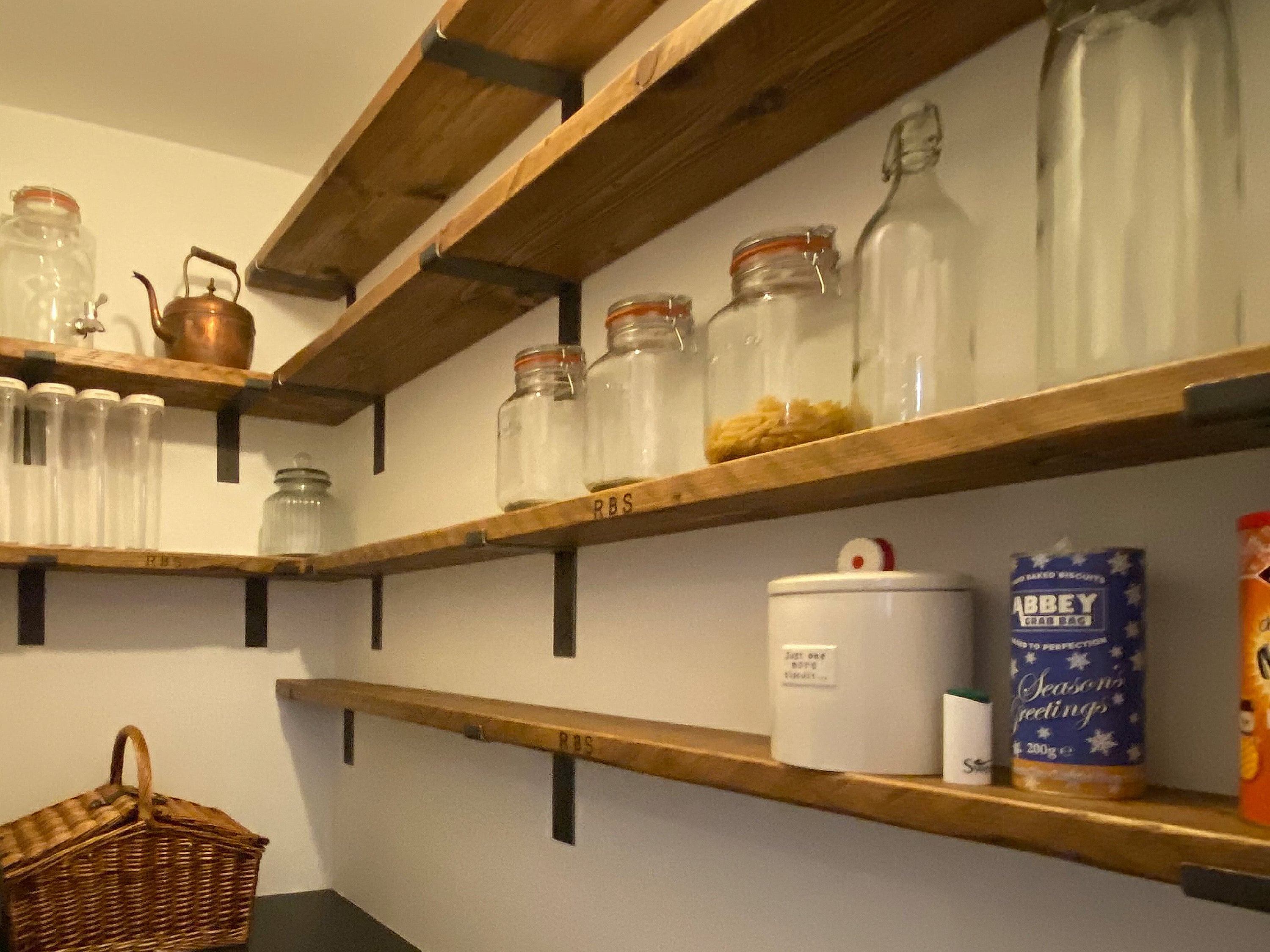 Long Recycled Scaffold Board Rustic Wooden Shelves 150cm to Etsy