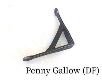 Scaffold Board Shelf Penny Gallow Brackets (DF) | 6" x 6" Shelf Brackets