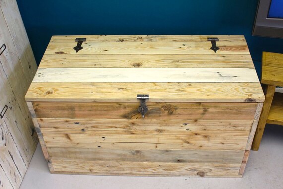 handmade wooden toy chest