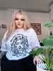 Romy prints / Busy doing hot girl shit / feminist illustration / white soft tshirt  / Plus size / s m l xl 2xl 3xl / UK 6 - 24 / 