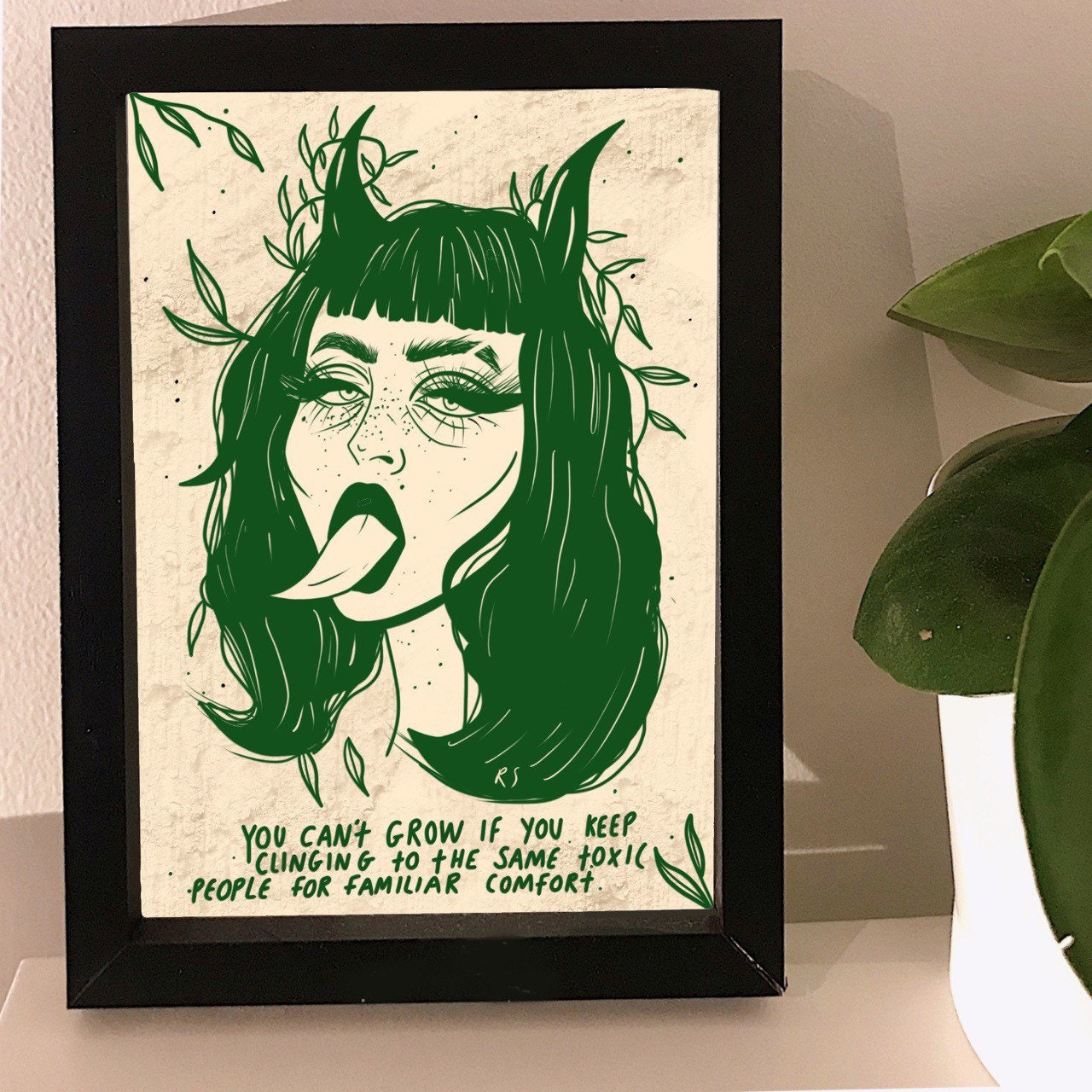 You can’t grow if you keep clinging to toxic people / Original digita…