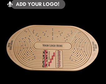 Personalized Wooden Horseracing Game, Custom Family Gift
