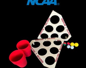 Texas Tech Fire in the Hole Game, Handcrafted Wooden Party Game, Fun Family Board Game