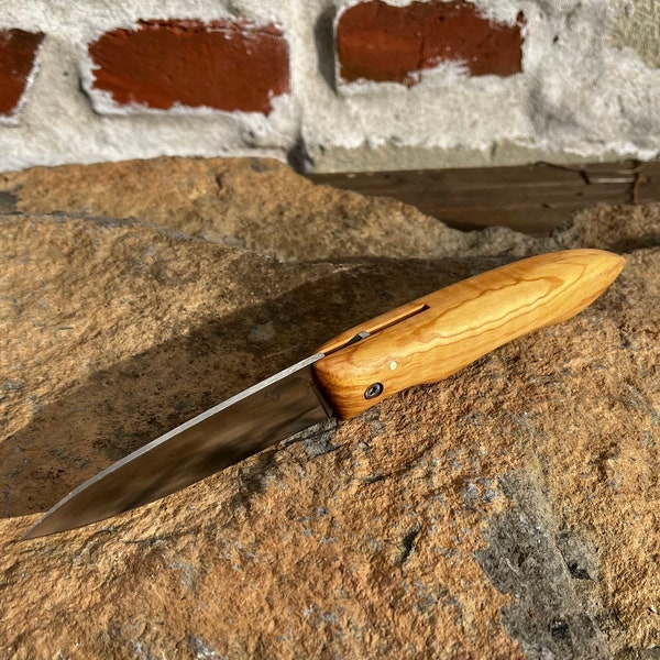 Phénix Olivier, pocket folding knife, one-piece handle, light, 100% French handcrafted