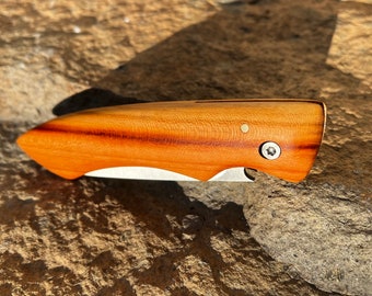 Phénix Prunier, pocket folding knife, one-piece handle, light, 100% French handcrafted