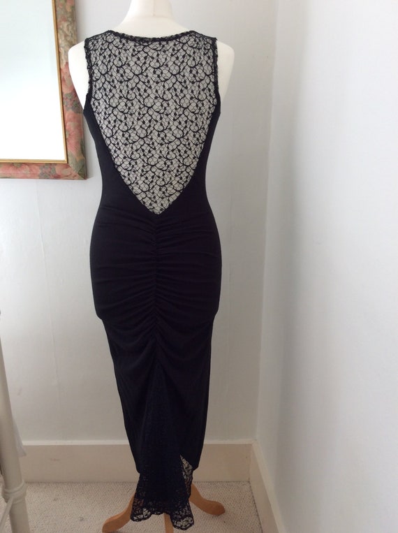 plain black evening dress