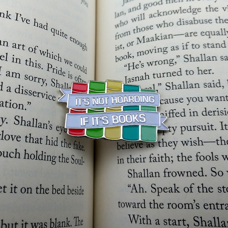 Book enamel pin reading pin book pin enamel pins lapel | Etsy