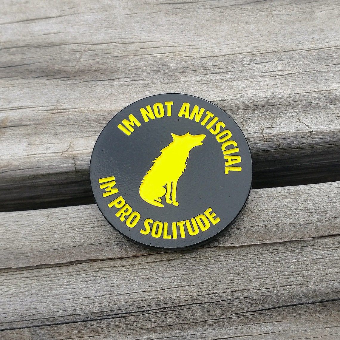 Introvert Enamel Pin | Im Not Anti-social Im Pro Social | Funny Lapel ...