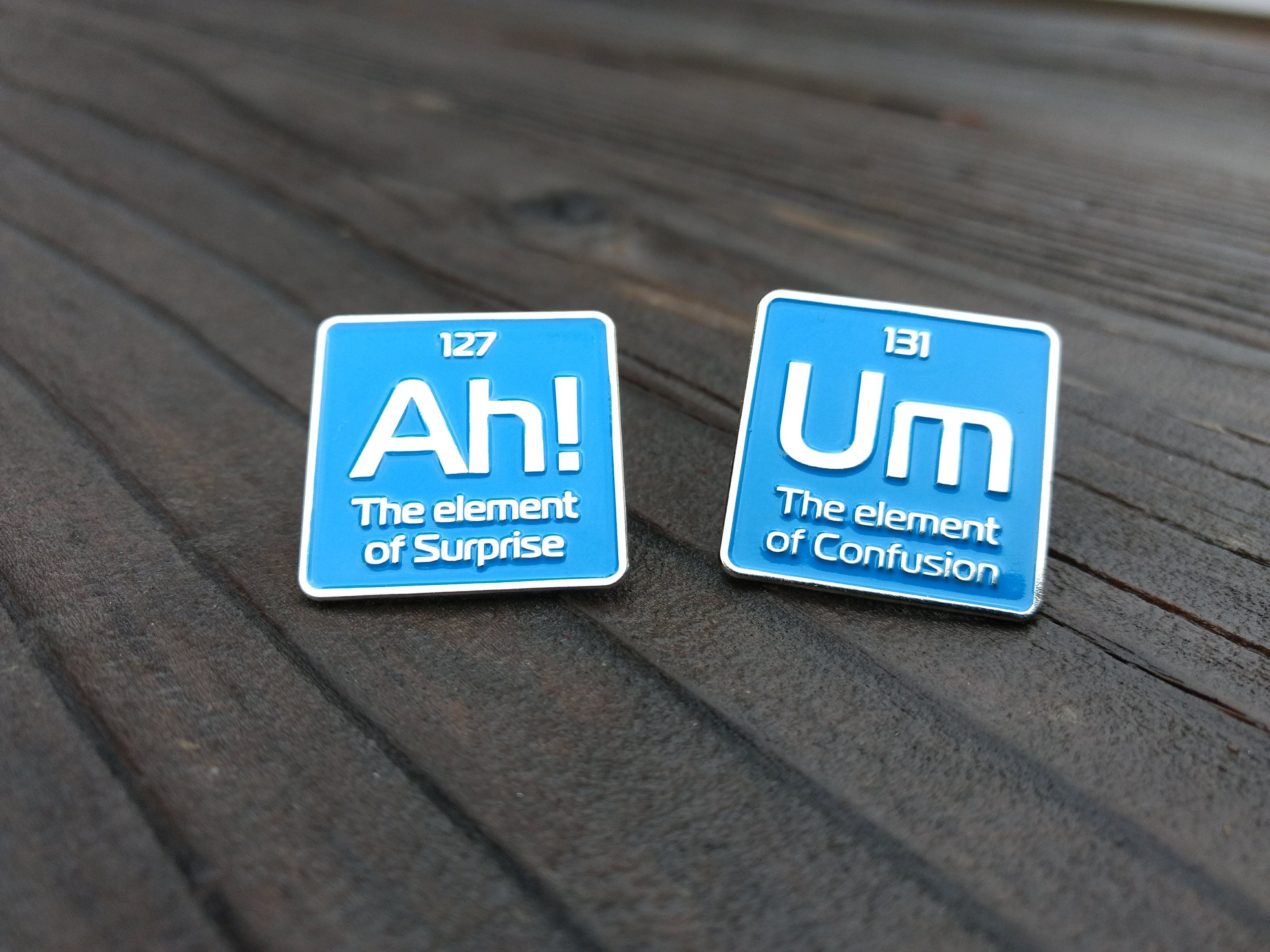 enamel pin - Science enamel pins - periodic element pin - funny pins - pin set - science pin -science pins - lapel pin - lapel pins