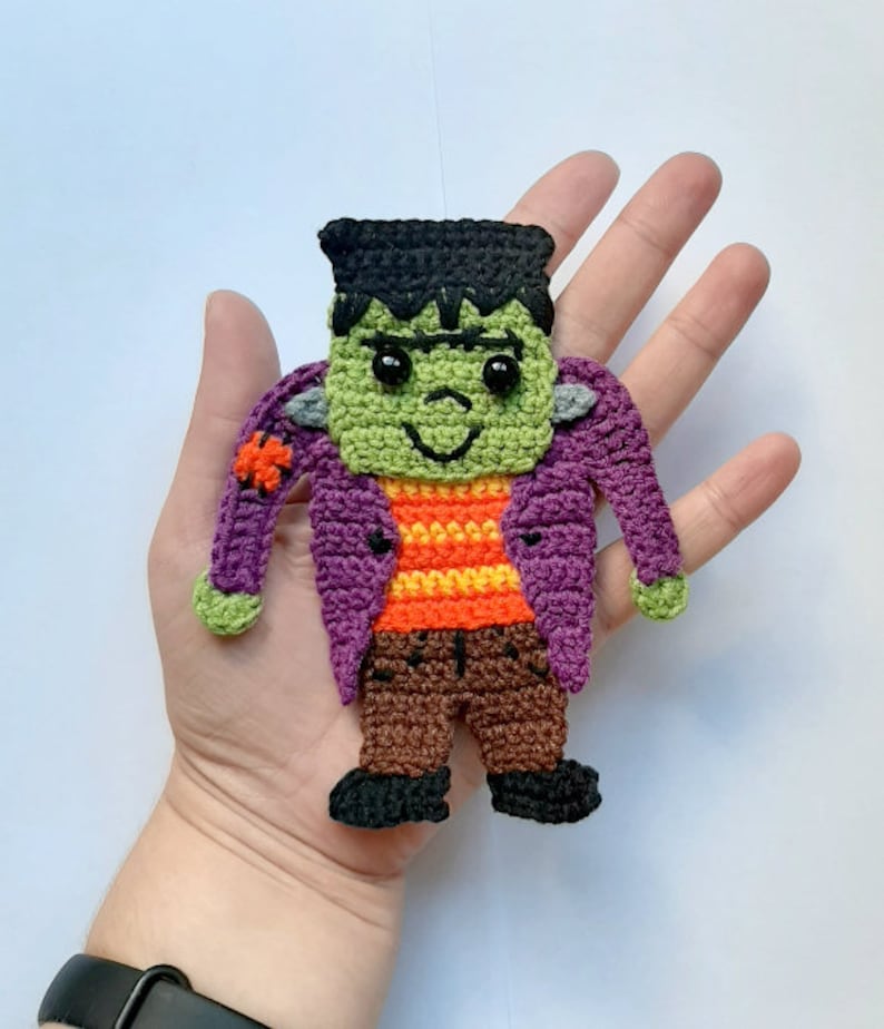 PATTERN Frankenstein Applique Crochet Pattern PDF Halloween Etsy