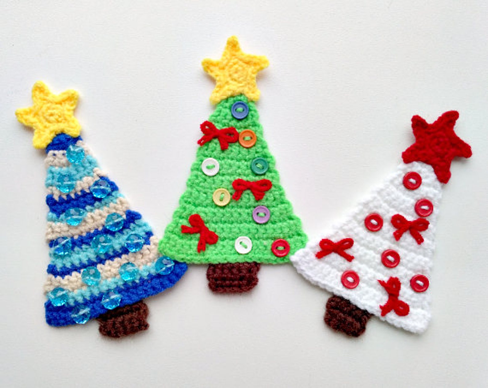 PATTERN. Christmas Tree Applique Crochet Pattern PDF Christmas Etsy