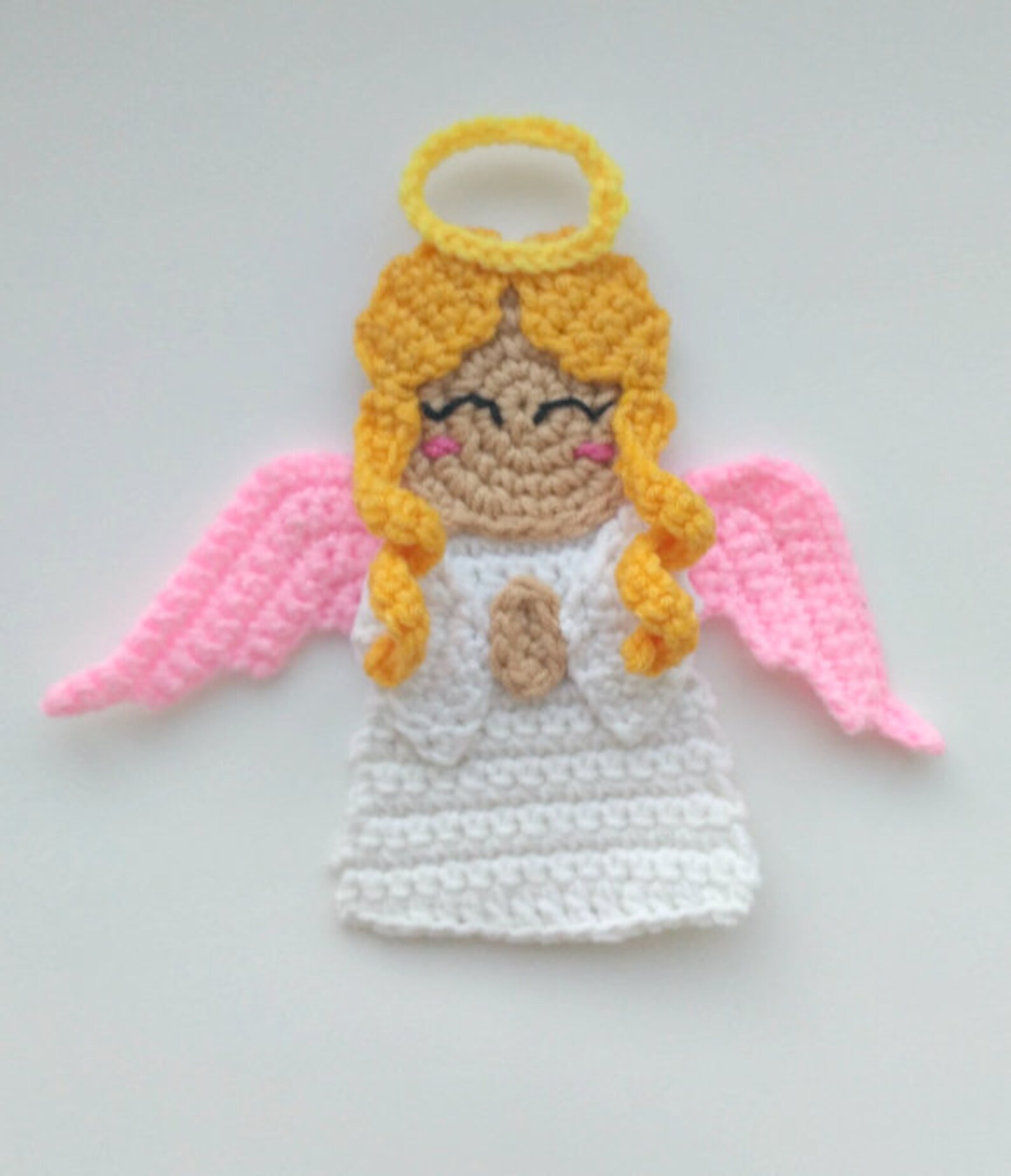 PATTERN Angel Applique Crochet Pattern PDF Christmas Holiday Etsy
