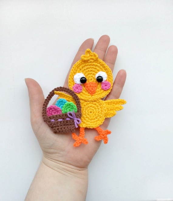 Crochet Easter Egg Applique Pattern Ava Crochet