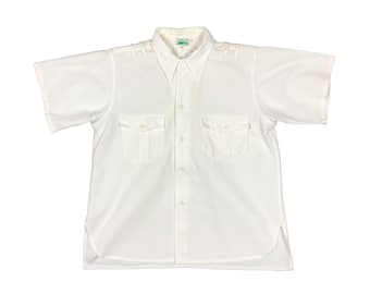 Marine Nationale Sailor Short Sleeve Shirt Size Small Medium