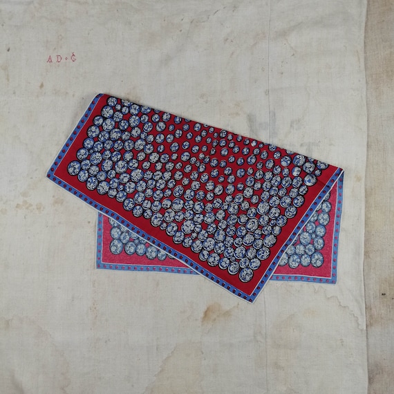Vintage Cotton Printed Scarf