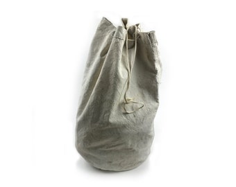 Cotton Linen Sailor Duffel Bag