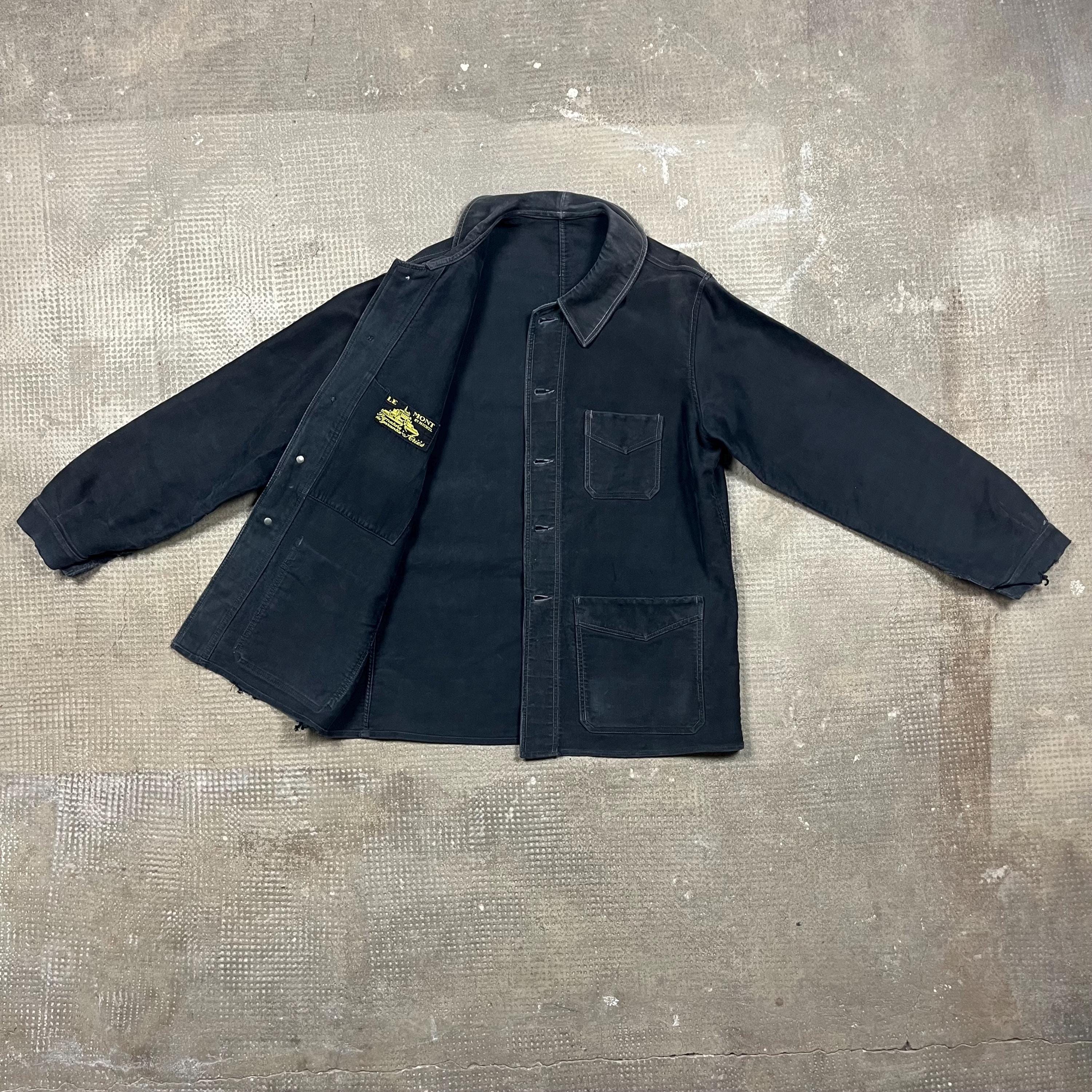 LE MONT ST MICHEL モレスキン チョアコート 46 Le Mont Saint Michel Moleskin Chore Jacket Size Mens Medium