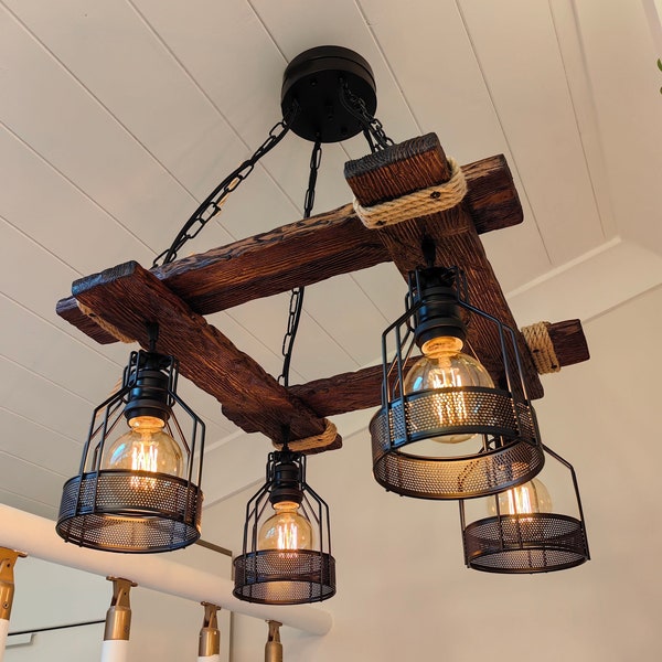 Rustic Farmhouse Hanging Lights - Etsy