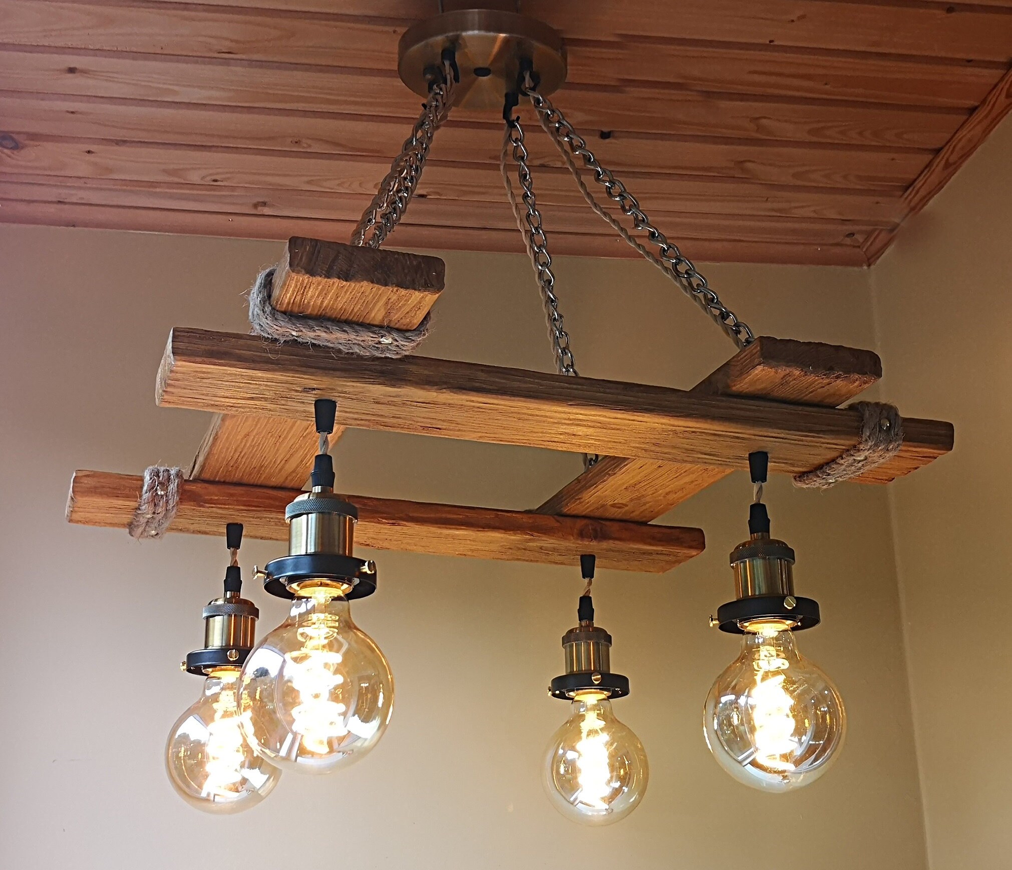 Rustic light fixture