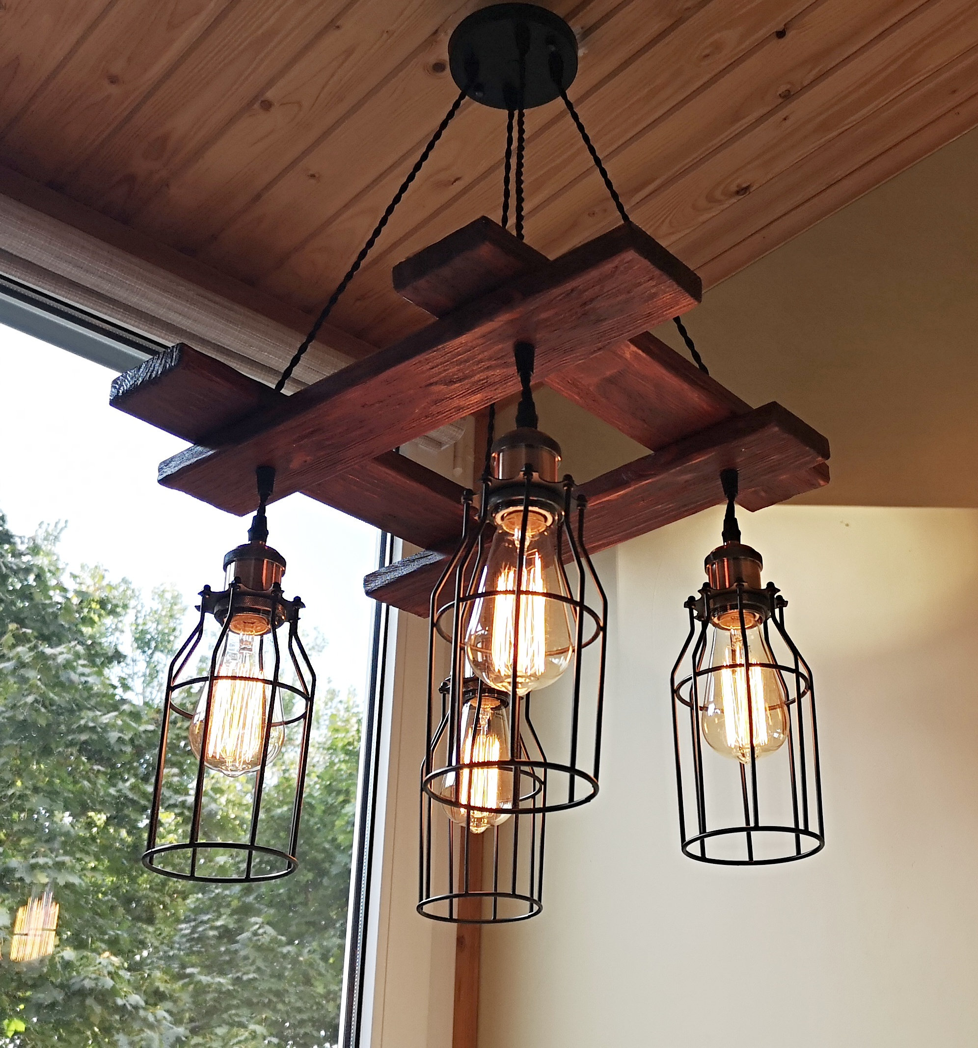Rustic light fixture