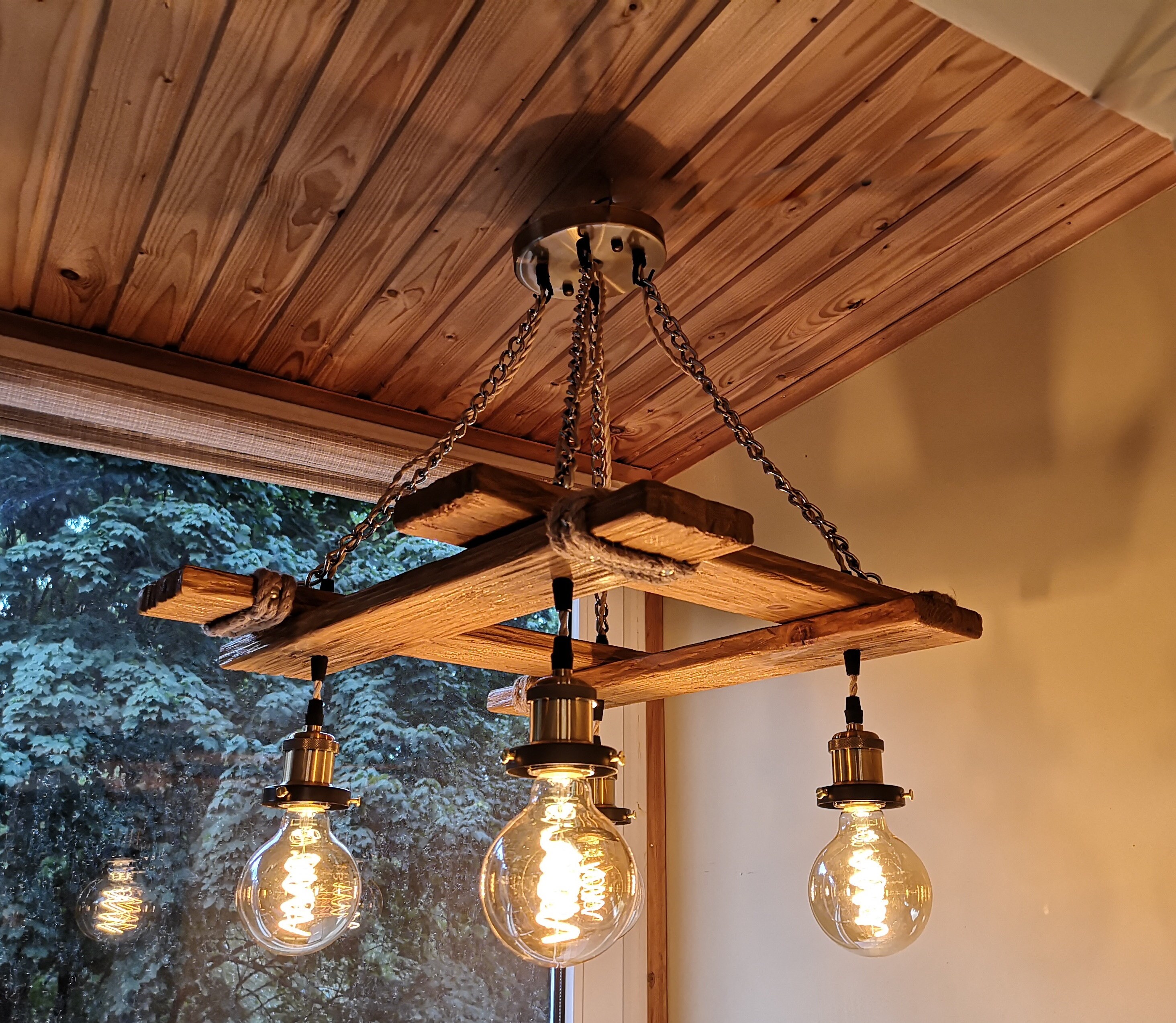 Rustic light fixture