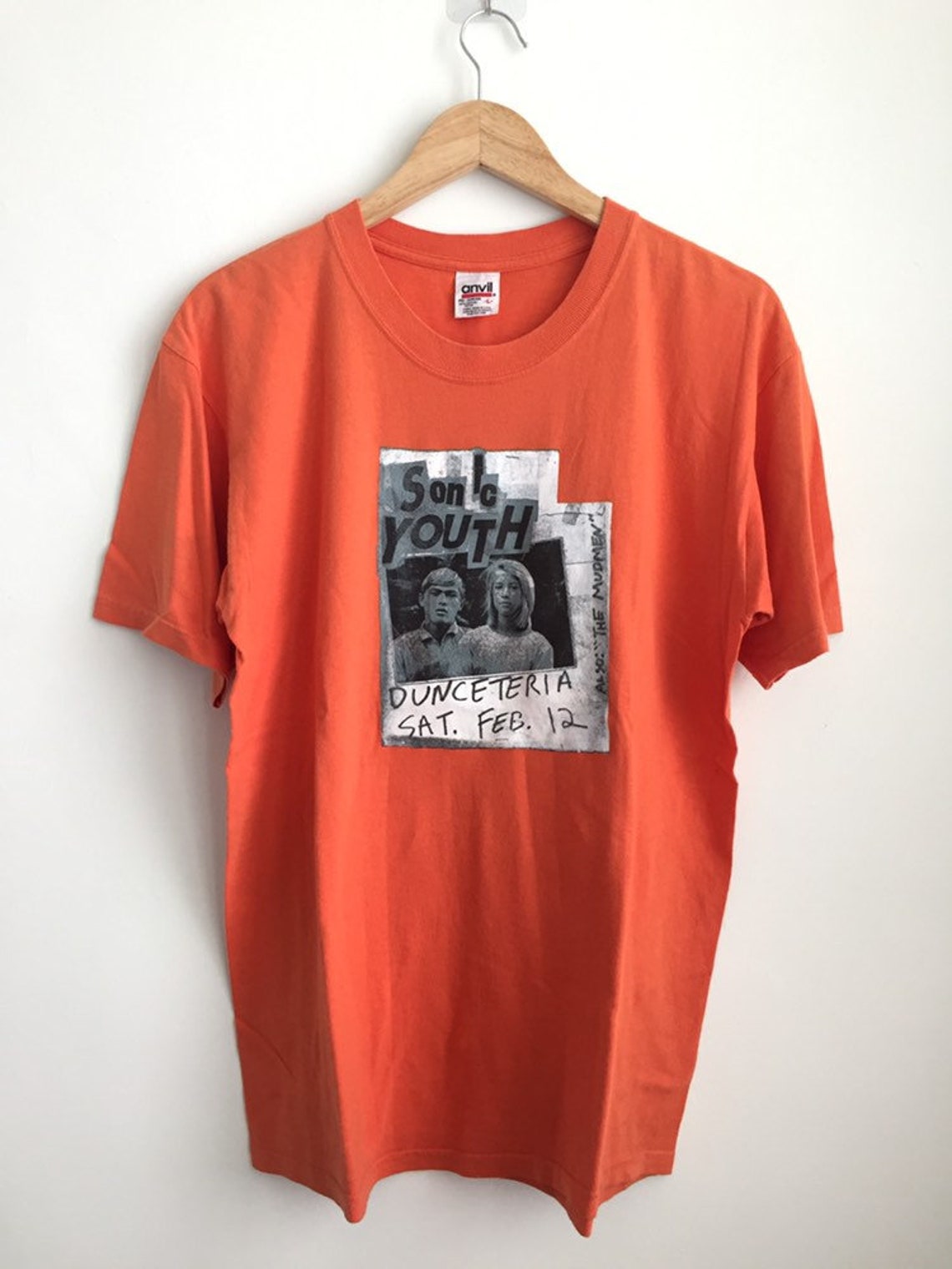 RARE Vintage Sonic Youth band t shirt/ vintage band tee Etsy