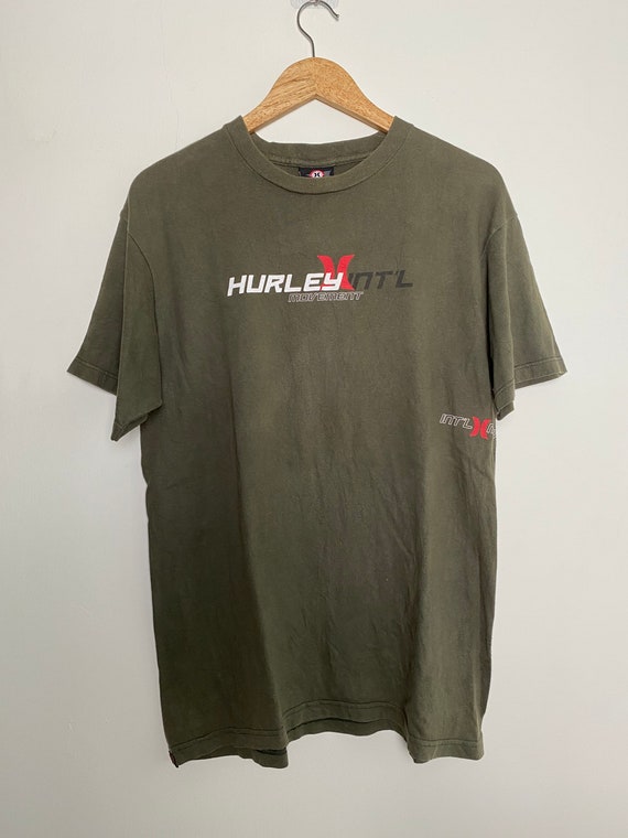 Vintage Hurley streetwear t shirt/ vintage streetw
